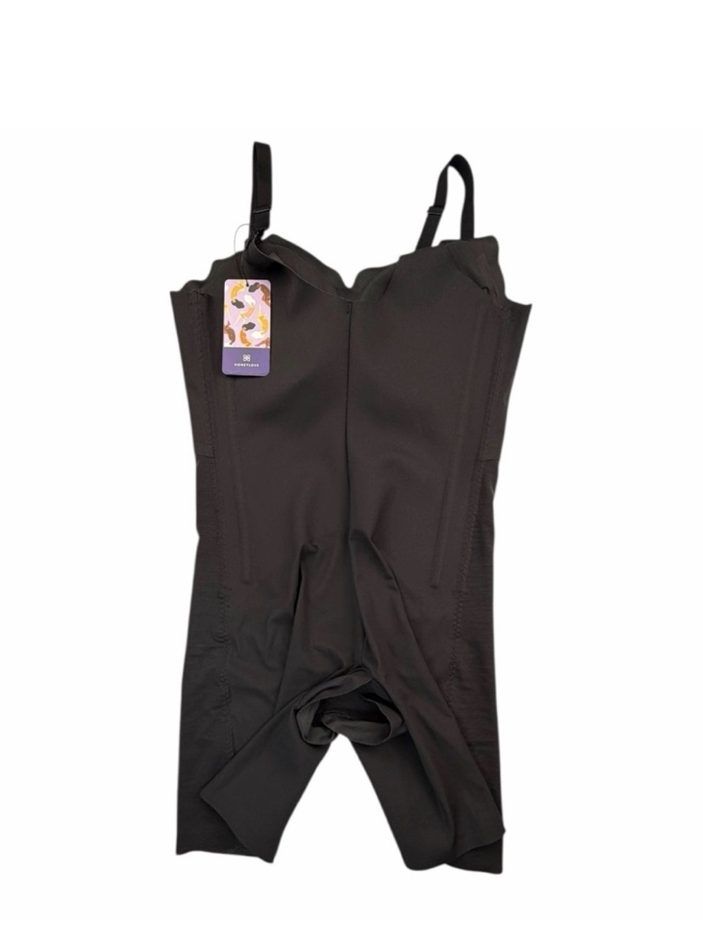 🌹❤️NWT Honeylove Mid Thigh Shapewear Bodysuit Black size 1X